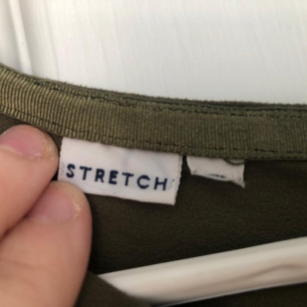 Olive Stretchy Top - Picture 3 of 4